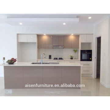 High quality modern design and white paint cheap kitchen cabinets